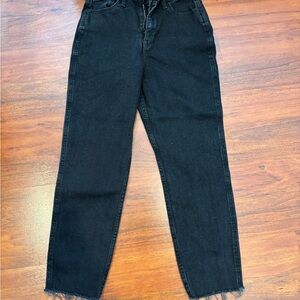 Hollister Women's Black Straight Leg Jeans